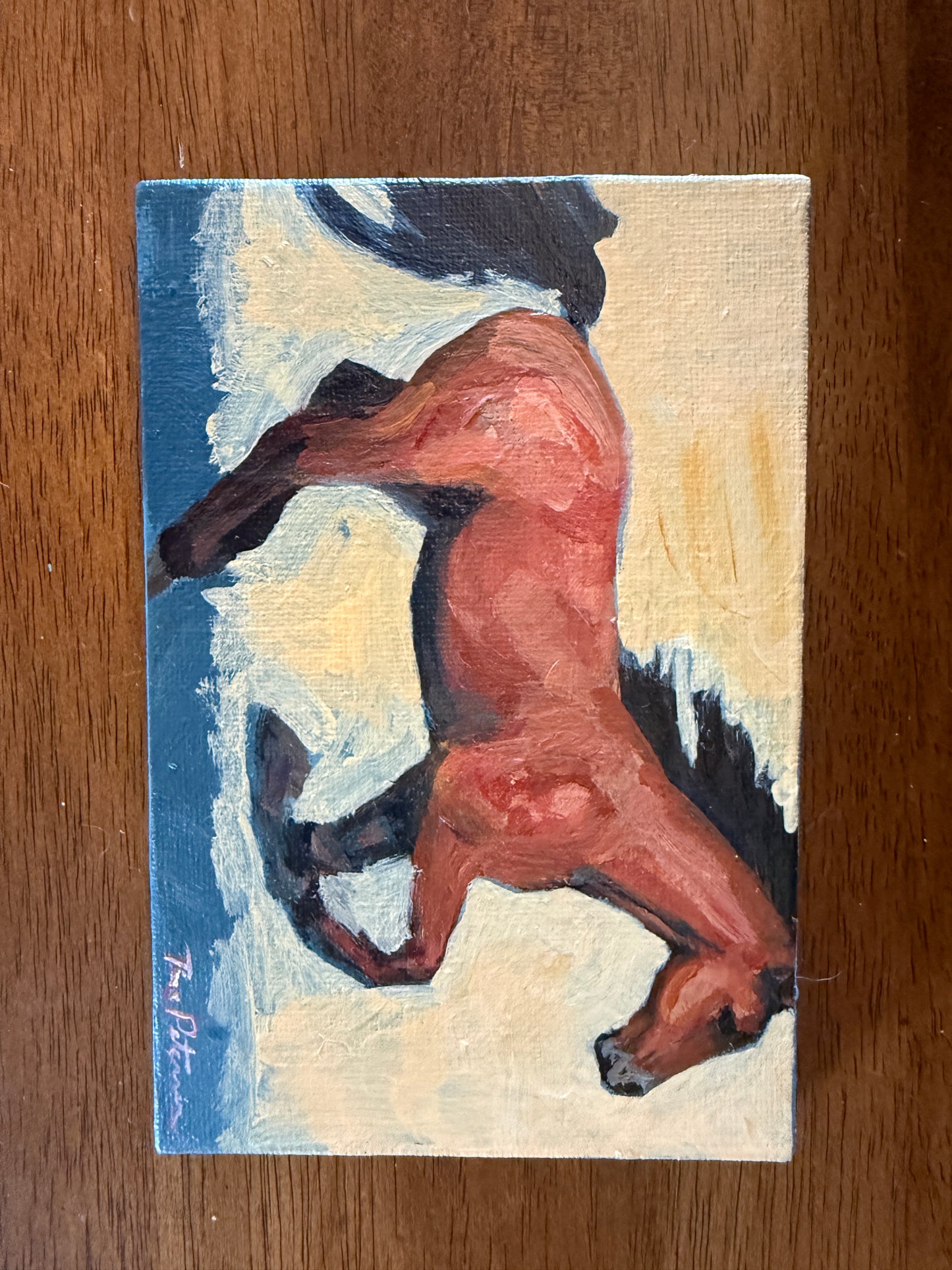 Fire Horse Painting | Burning Horizon
