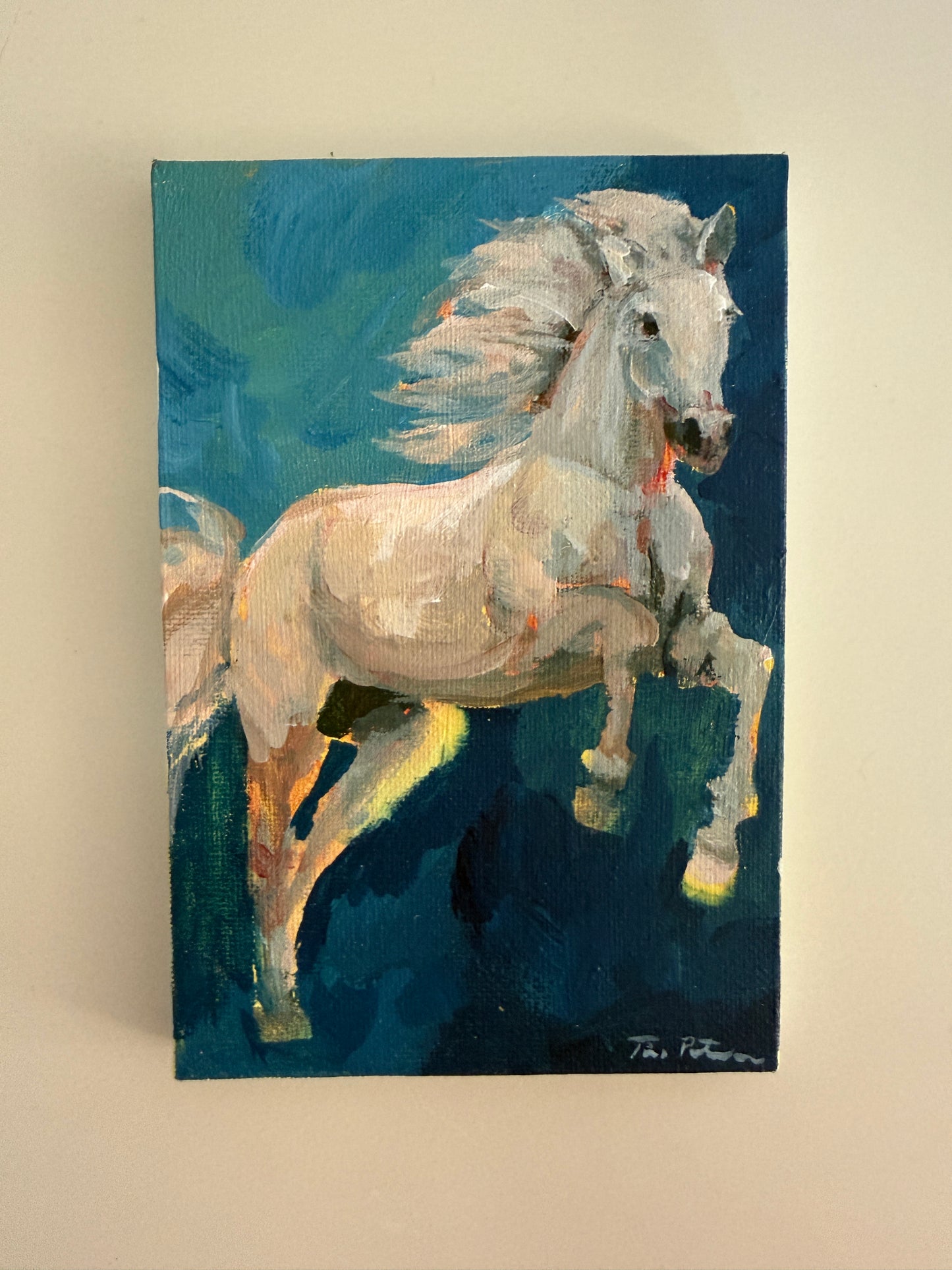 Fire Horse Painting | Wildfire Wind
