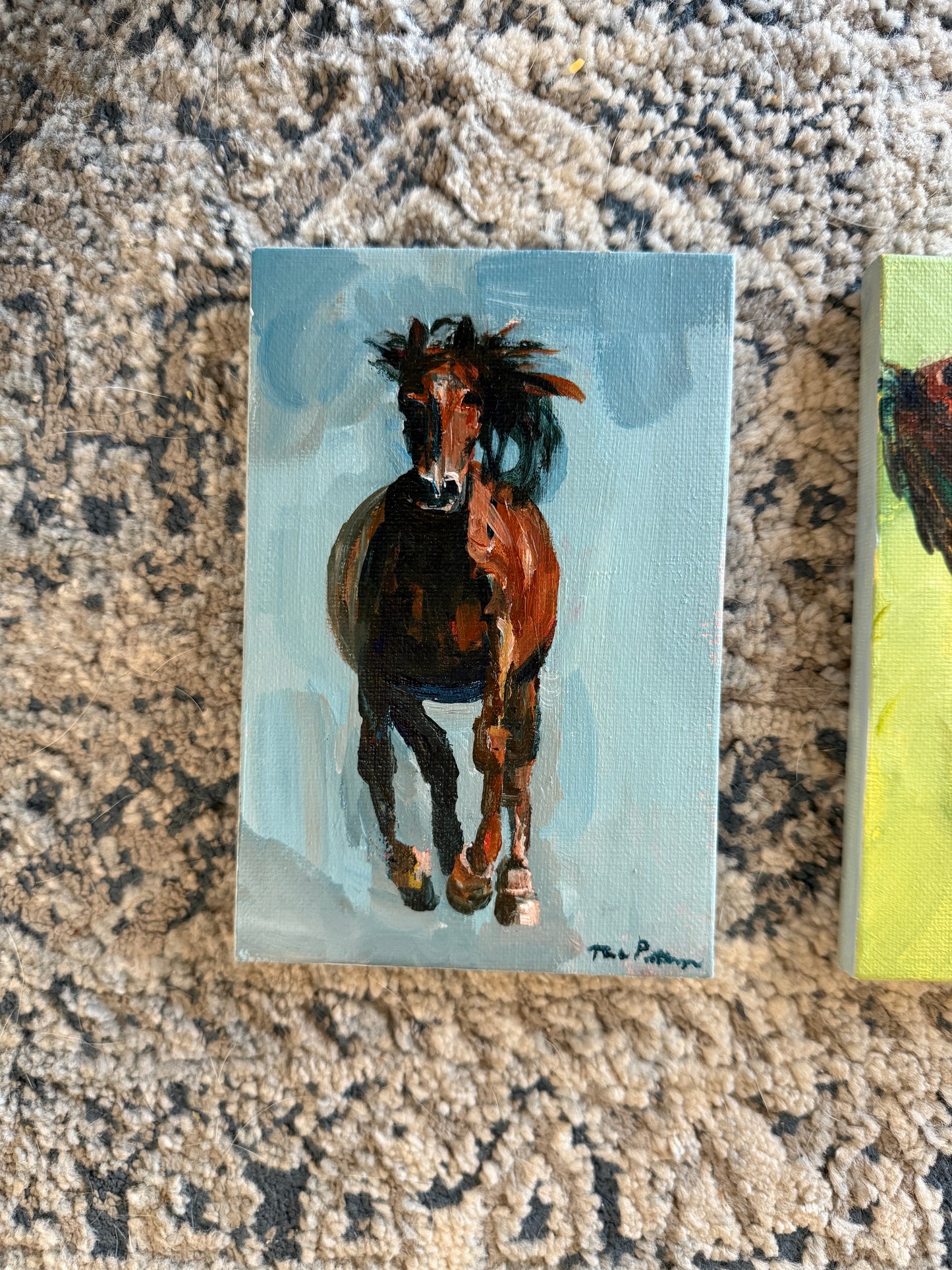 Fire Horse Painting | Ash & Lightning