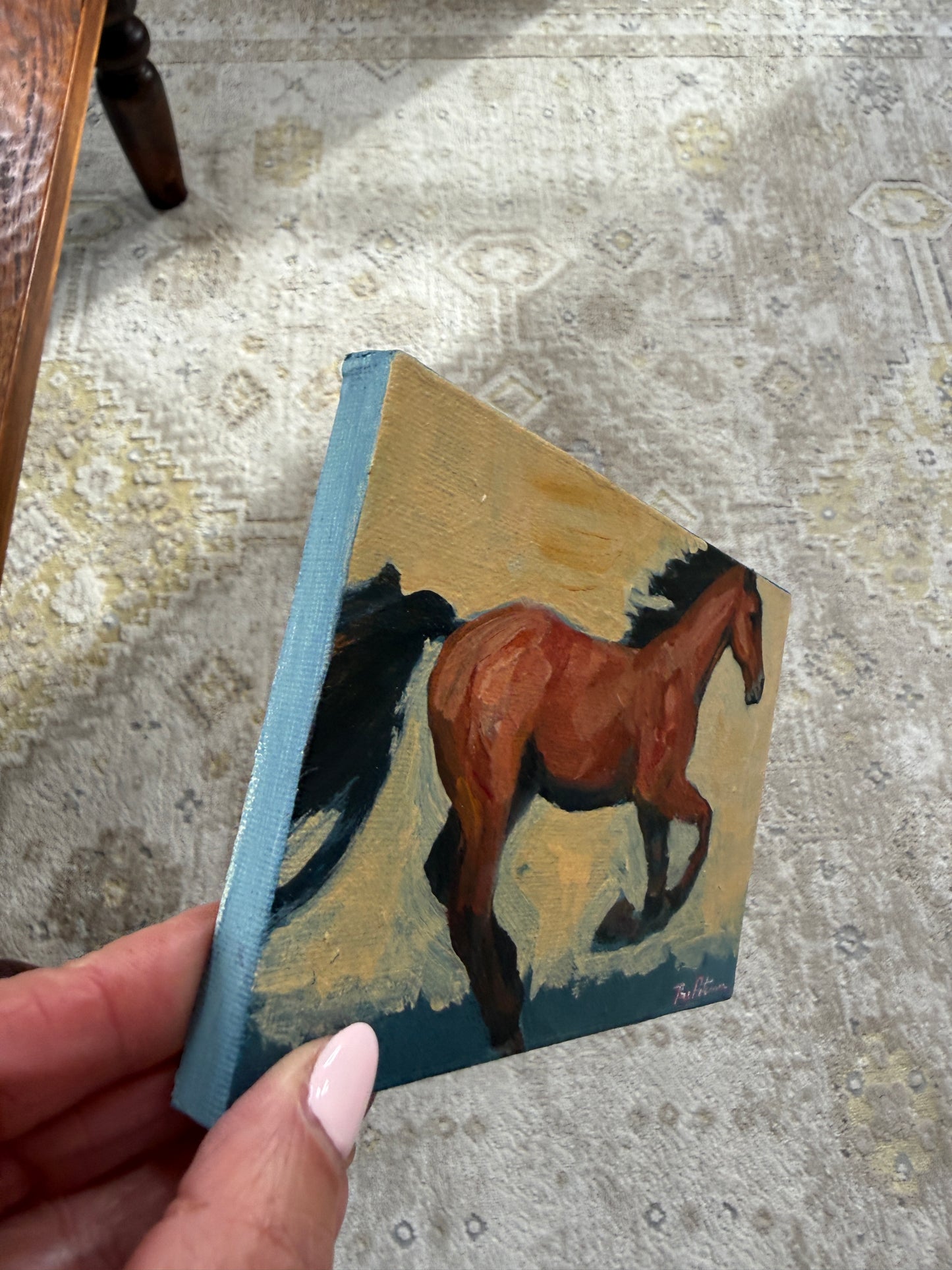 Fire Horse Painting | Burning Horizon