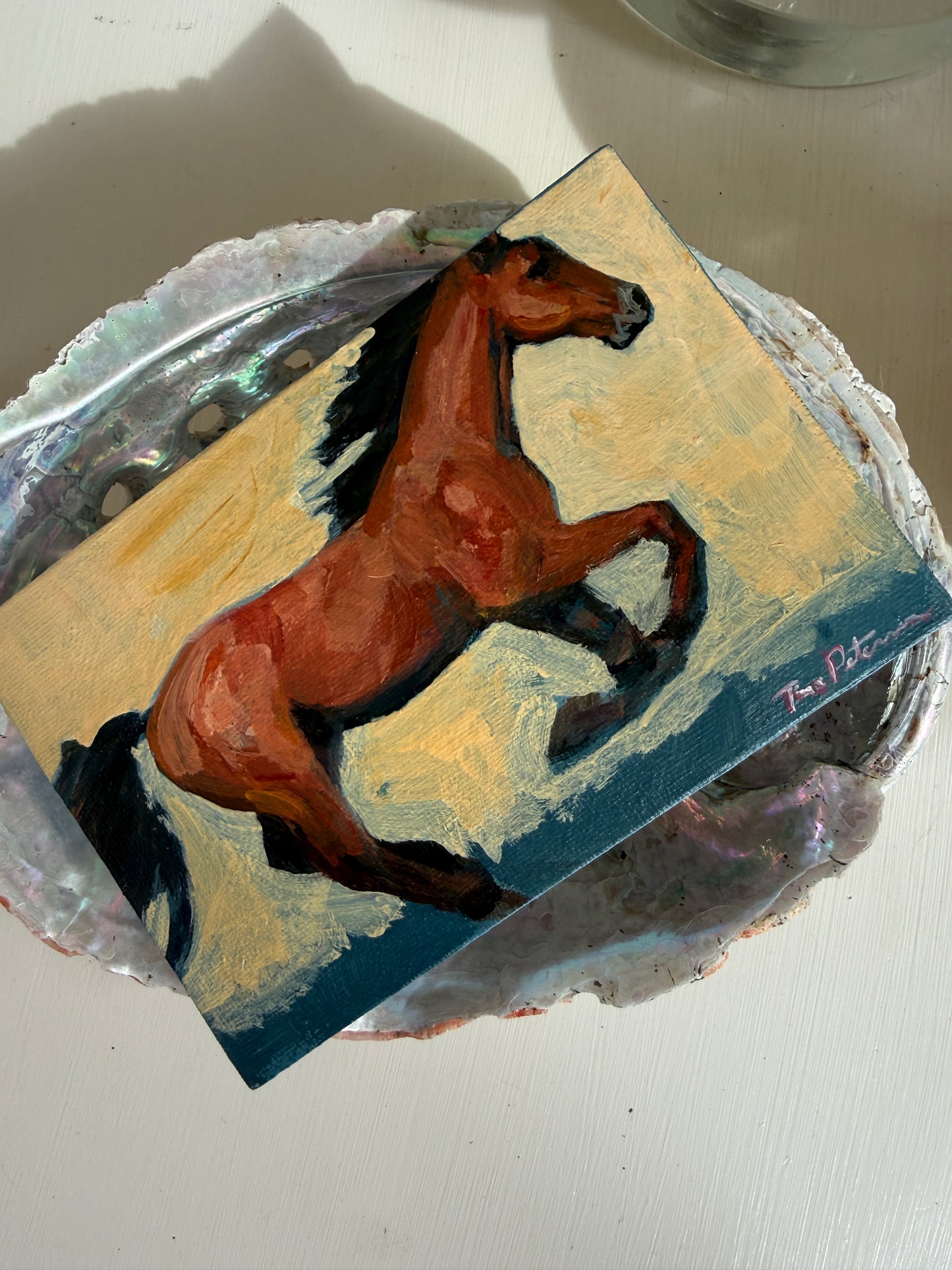 Fire Horse Painting | Burning Horizon