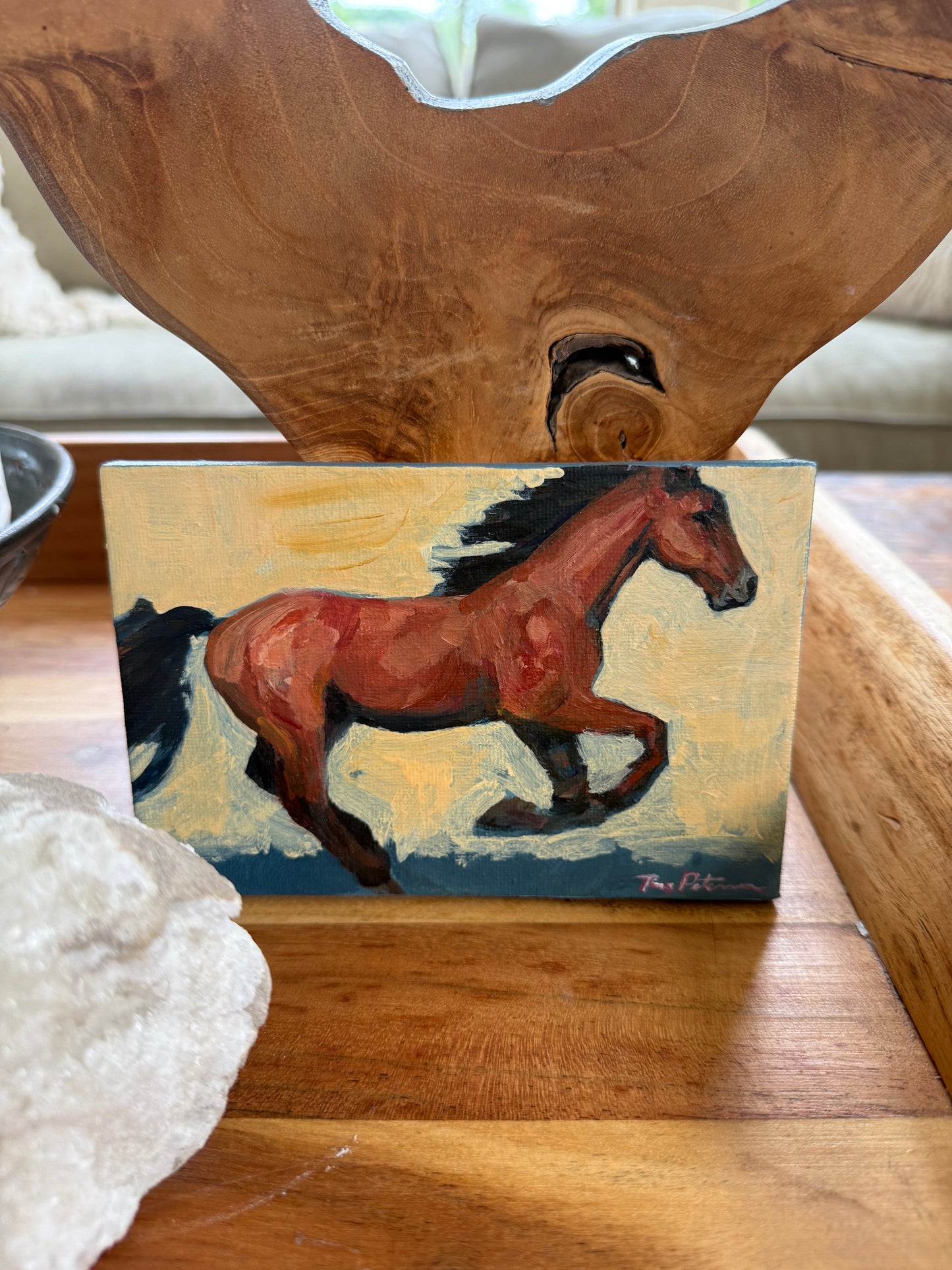 Fire Horse Painting | Burning Horizon