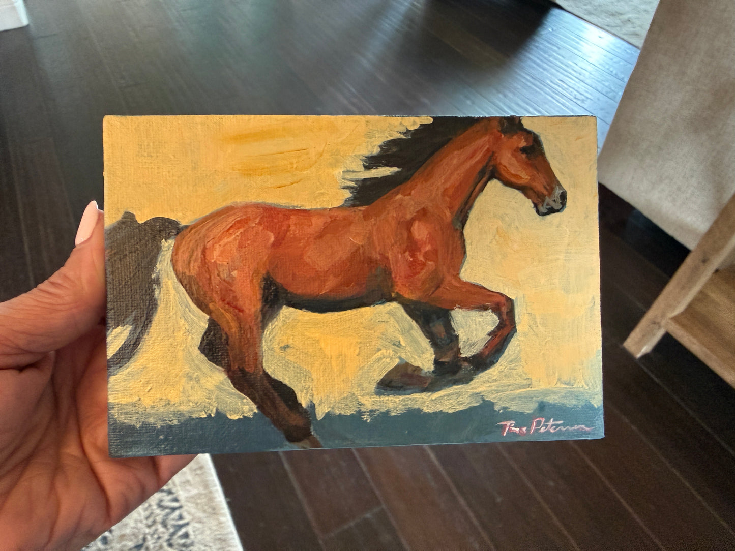 Fire Horse Painting | Burning Horizon