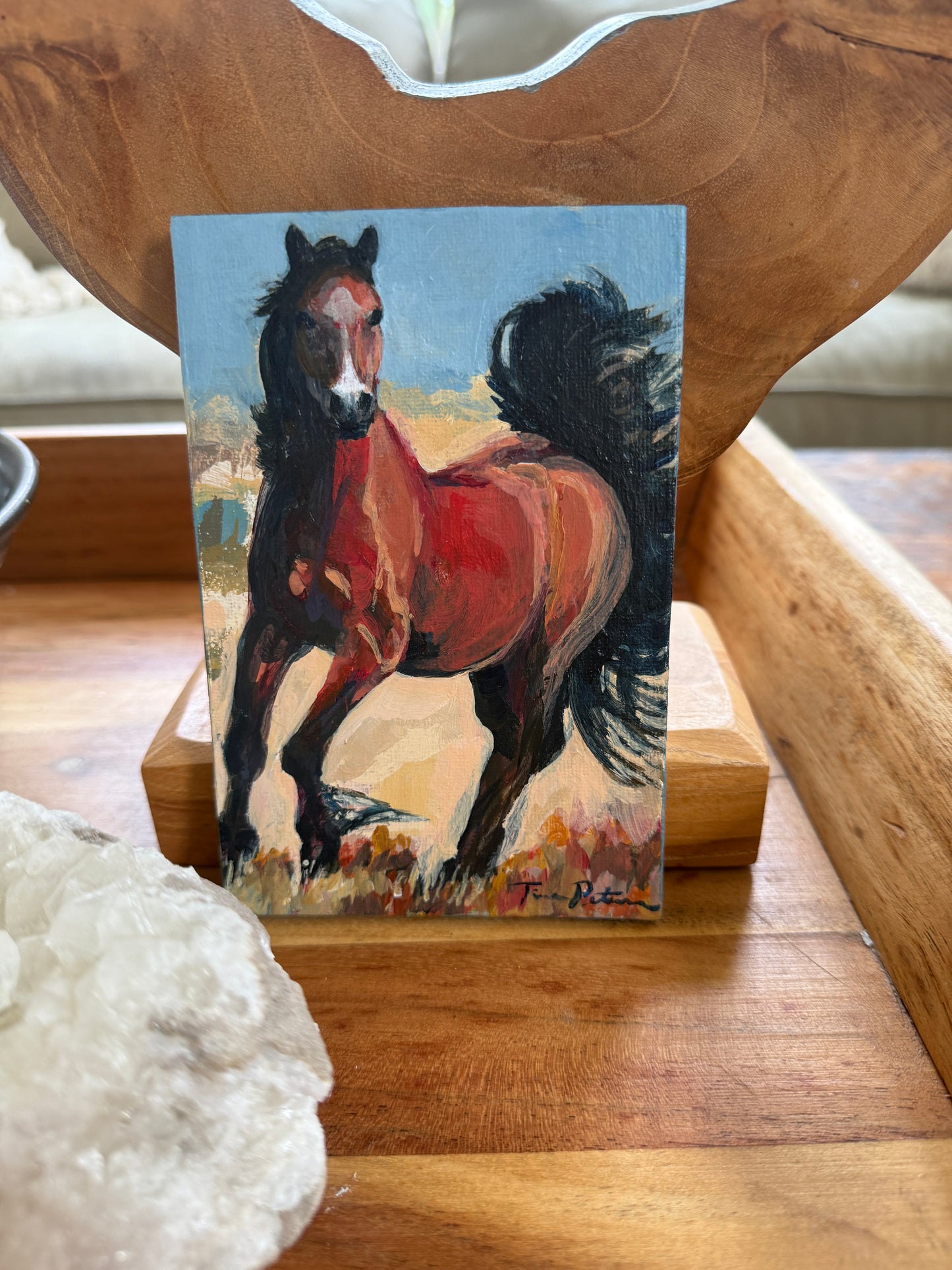 Fire Horse Painting | Radiant Mane