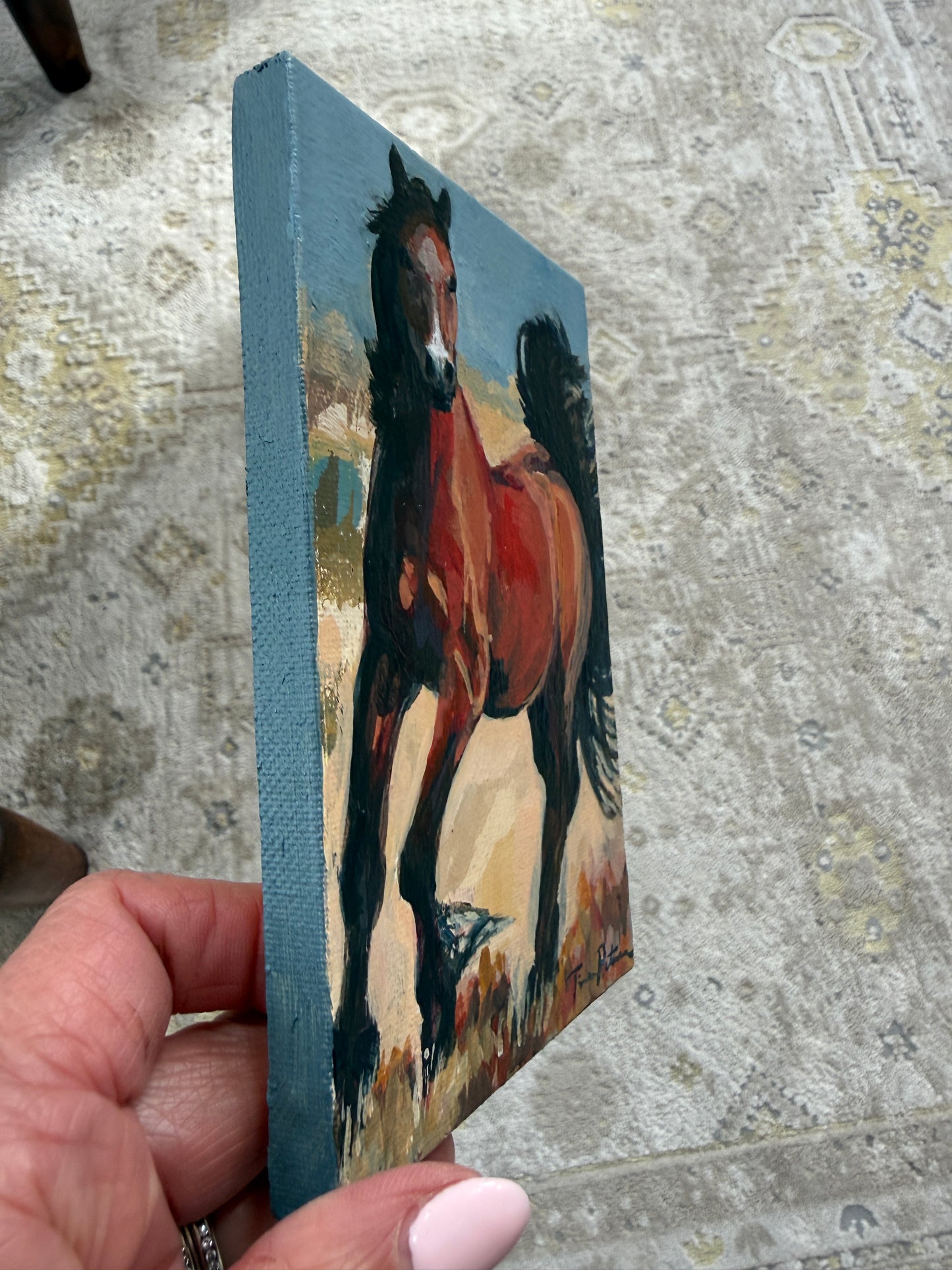 Fire Horse Painting | Radiant Mane