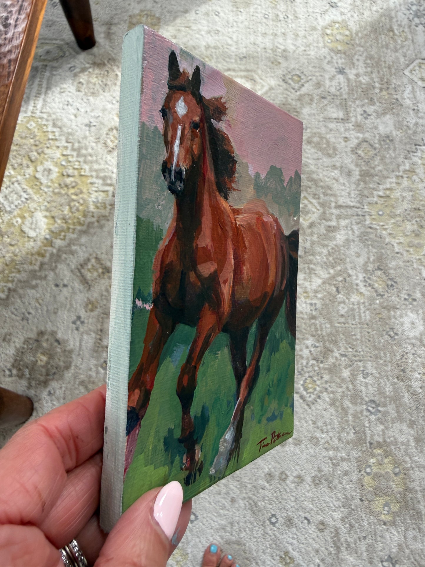 Fire Horse Painting | Wildflower