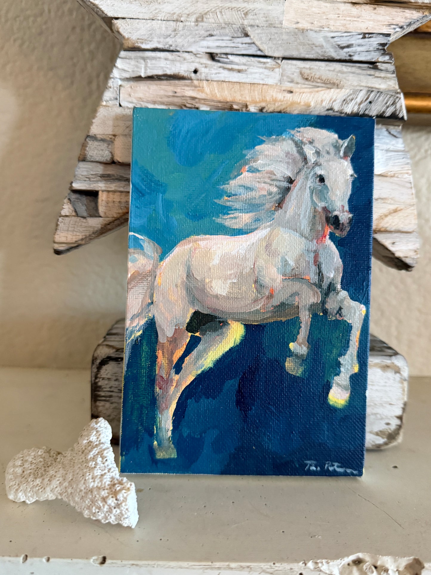 Fire Horse Painting | Wildfire Wind