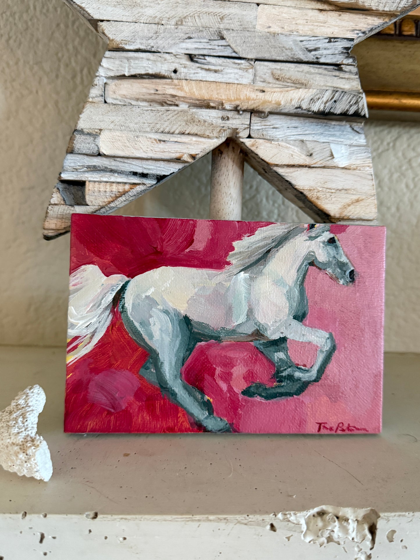 Fire Horse Painting | Sunset Chaser