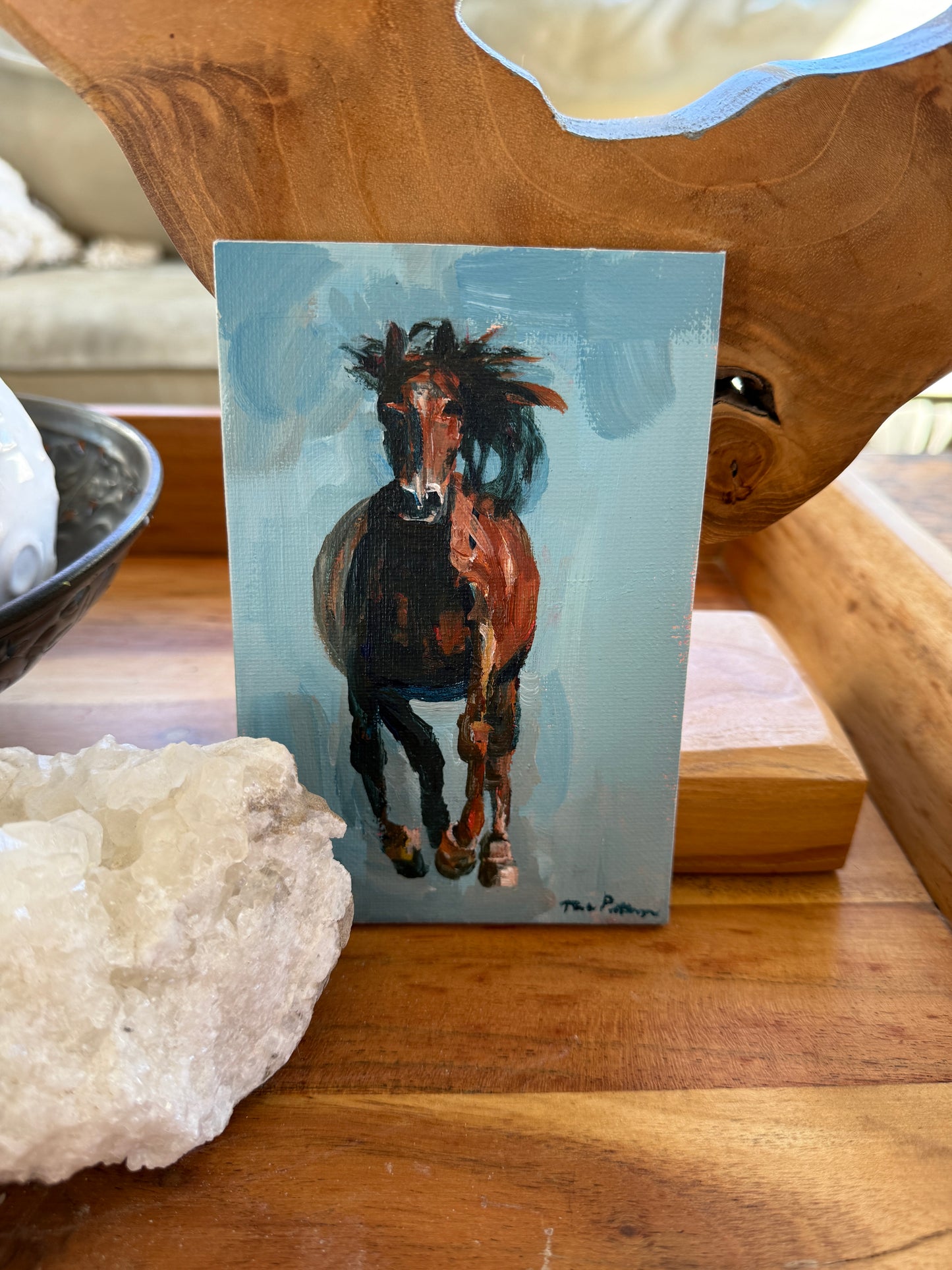Fire Horse Painting | Ash & Lightning