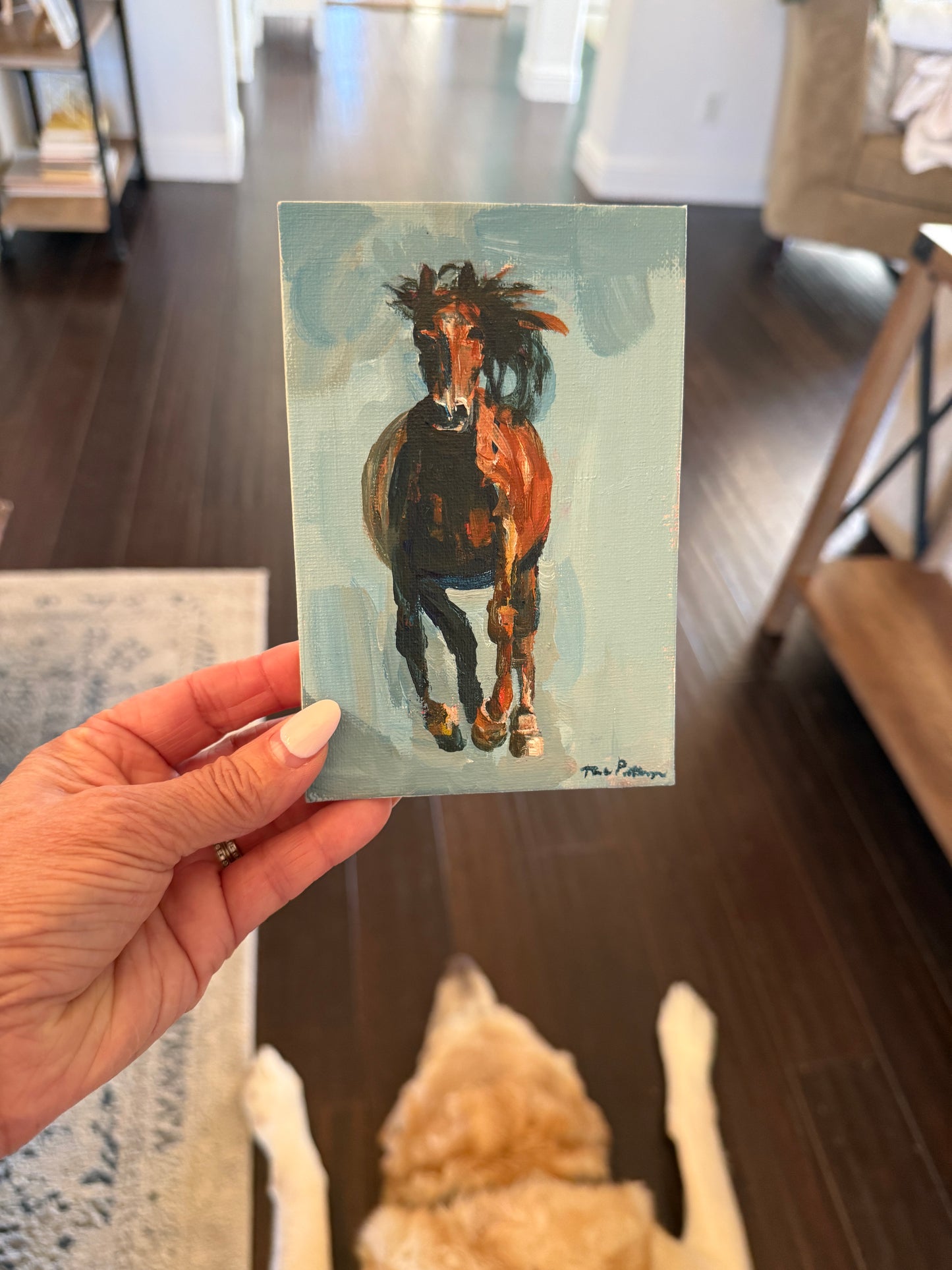 Fire Horse Painting | Ash & Lightning