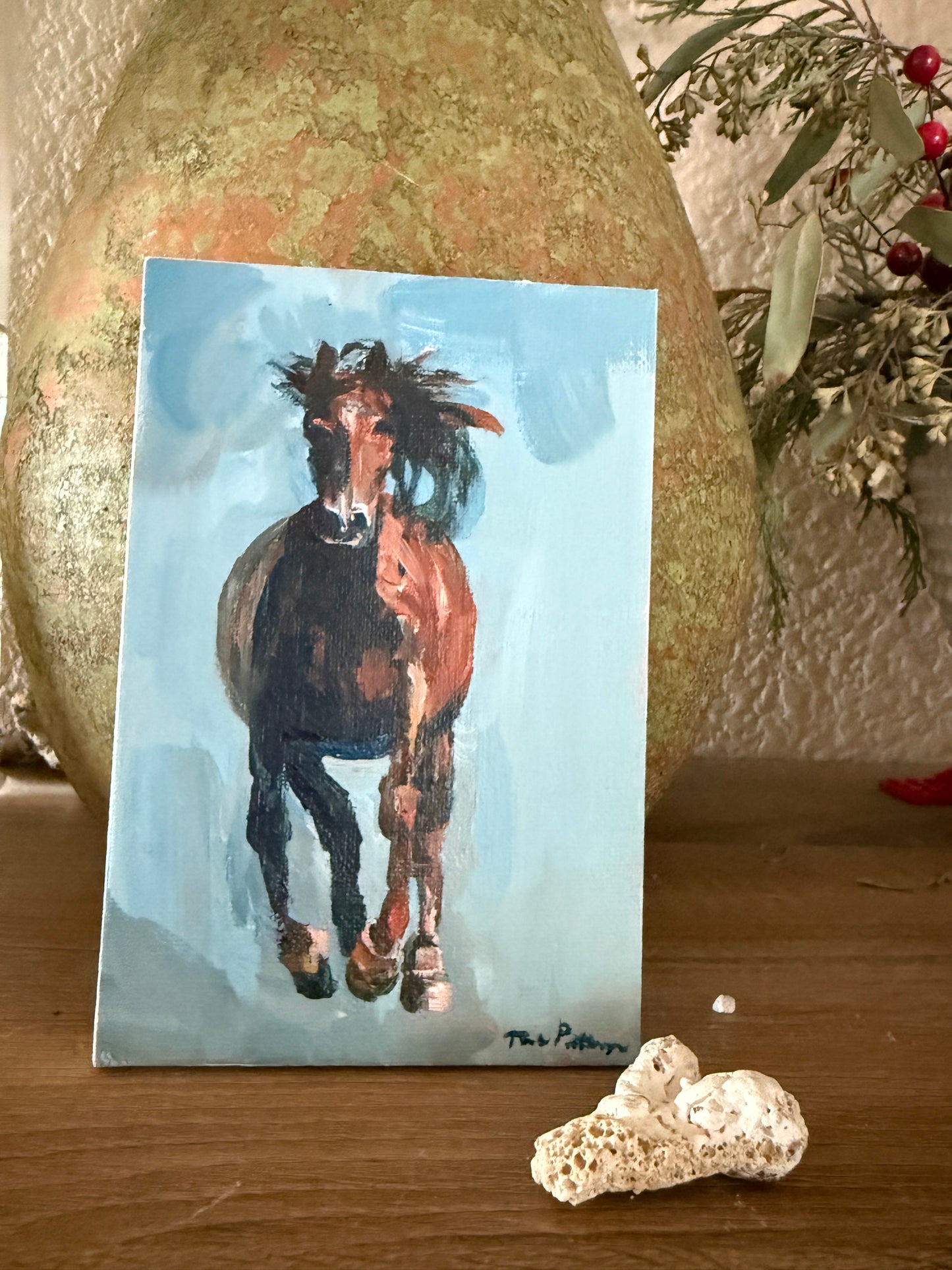 Fire Horse Painting | Ash & Lightning