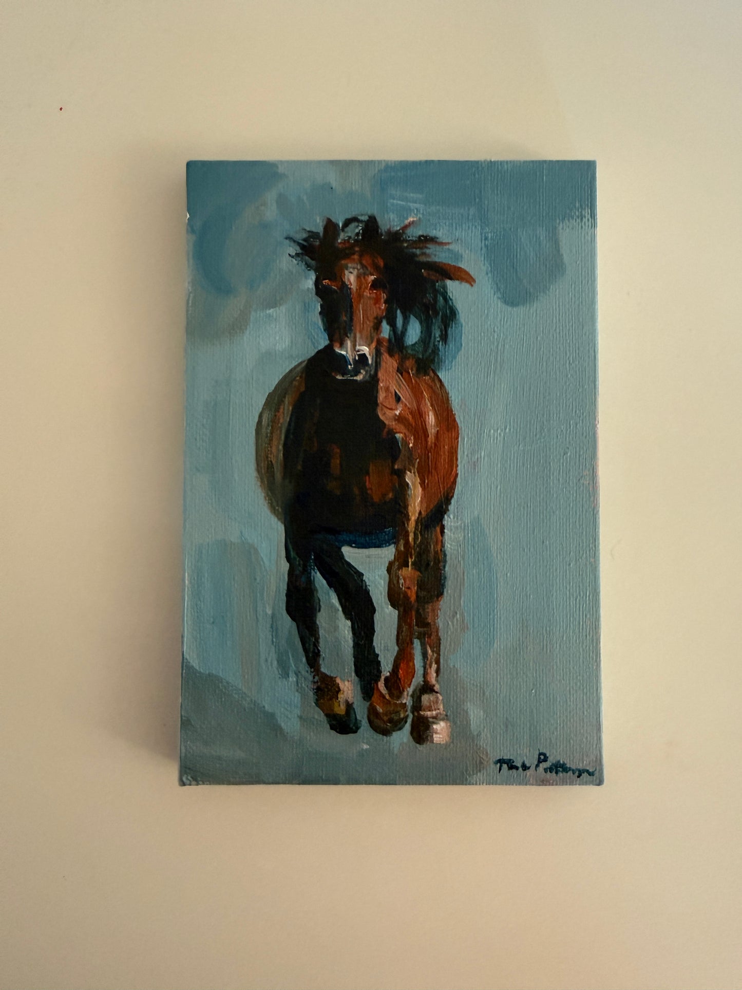 Fire Horse Painting | Ash & Lightning