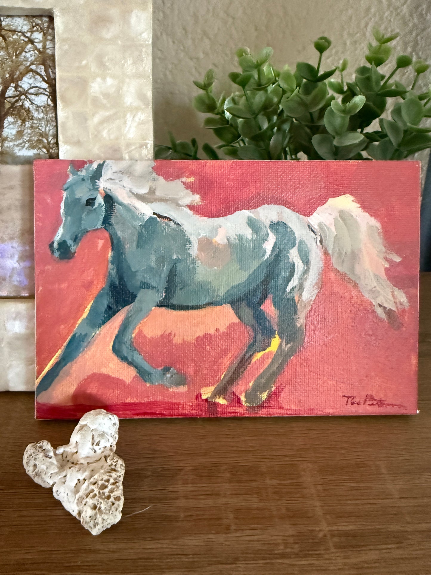 Fire Horse Painting | Crimson Charge