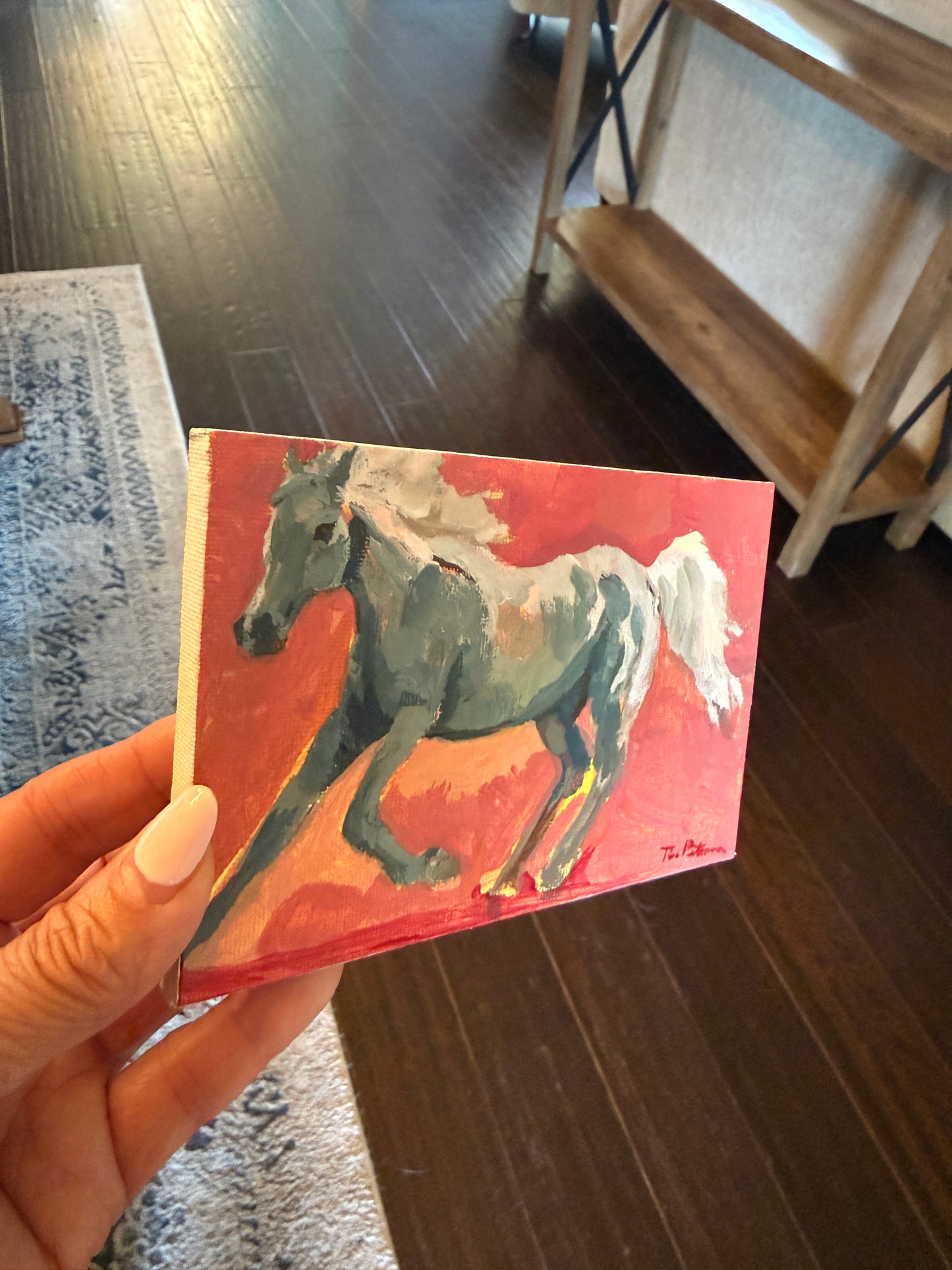Fire Horse Painting | Crimson Charge