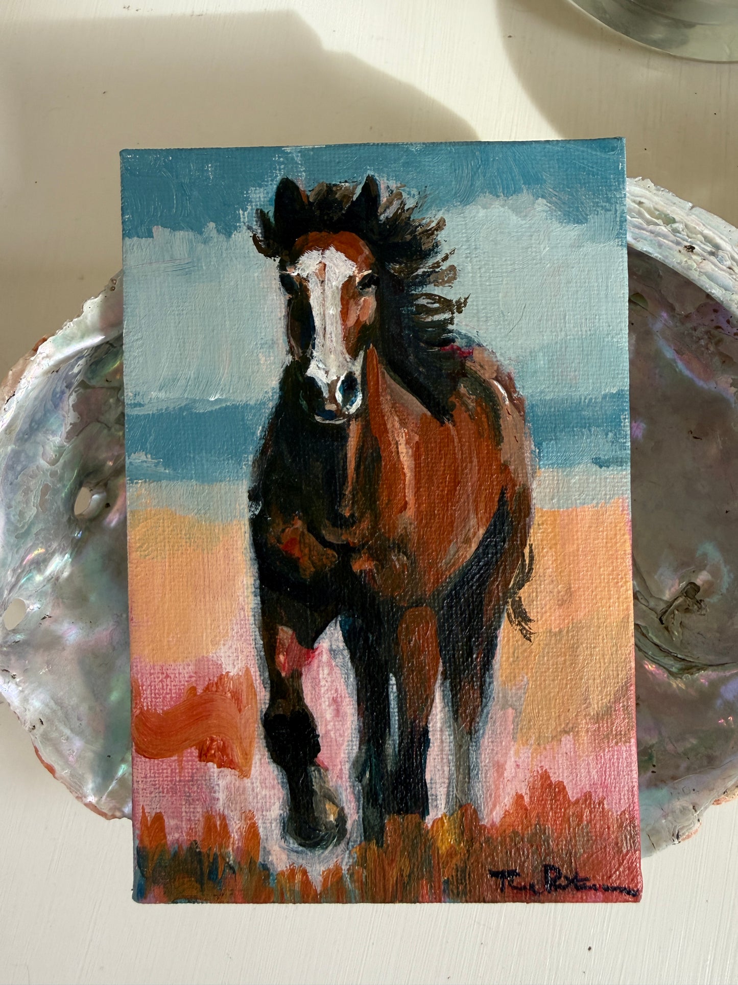 Fire Horse Painting | Eternal Ember
